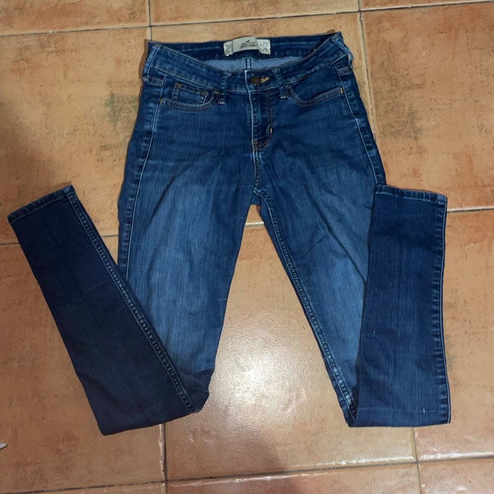Dark blue jeans very cute